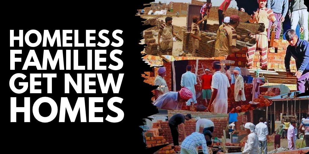 Homeless families receive new homes through a community-based homeless rehabilitation and housing project